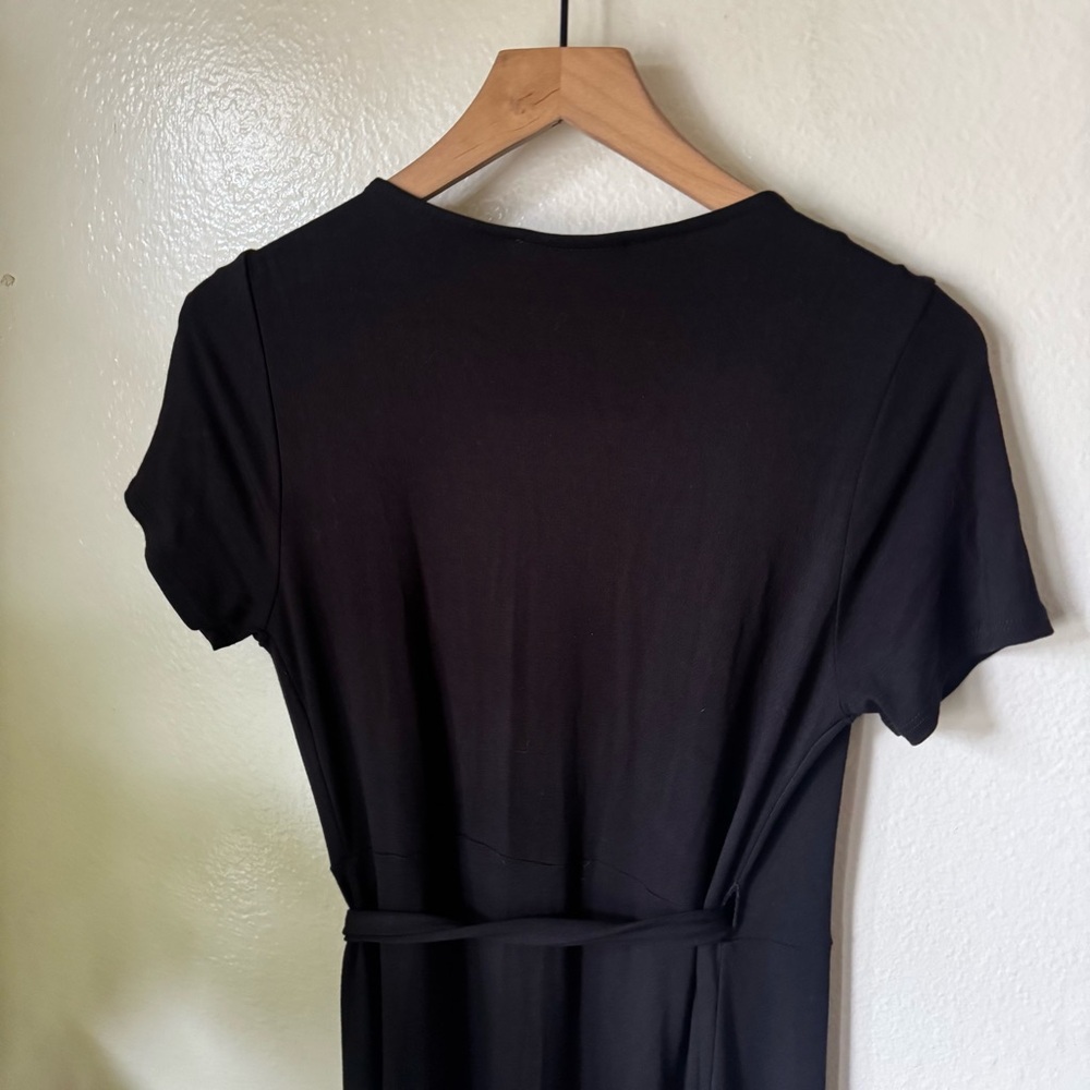 Lulus | Evolve Black Wrap Maxi Dress - Picture 7 of 7